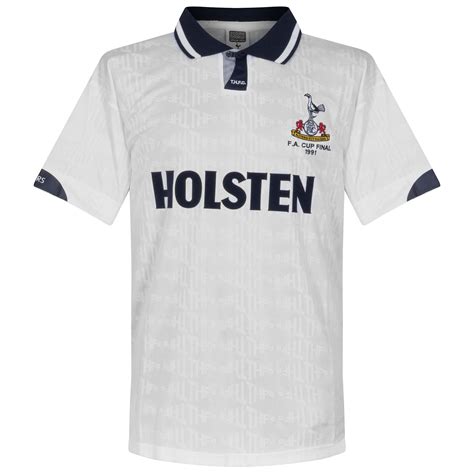 Tottenham Hotspur Home Football Shirt 1989 1991 Sponsored By Holsten