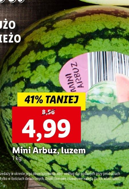 Arbuz 41 TANIEJ Promocja Lidl Ding Pl