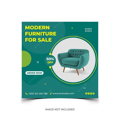 Premium Psd Furniture Sale Social Media And Instagram Post Banner