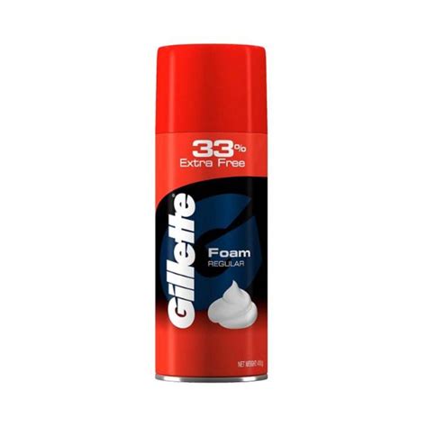 Buy Gillette Classic Regular Pre Shave Foam With Extra Free Gm