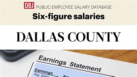 North Texas public employee salary database details Dallas County ...