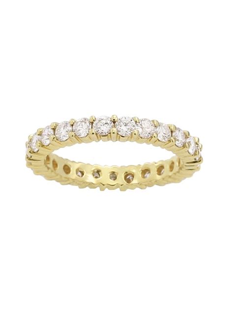 Eternity Diamond Band In 14k Yellow Gold Women S Rings Rings Jewelry