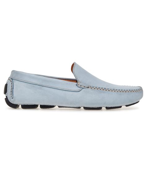 Mocassin Nubuck Bleu Jeans Homme Marque De Qualit Europann