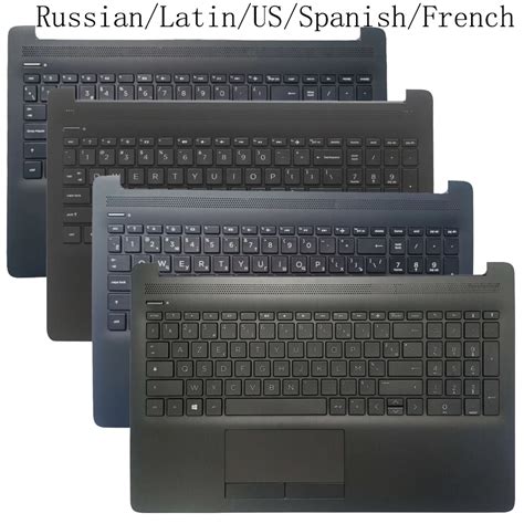 Teclado Dos Eua Palmrest Espanhol Russo Latim Touchpad Para Hp