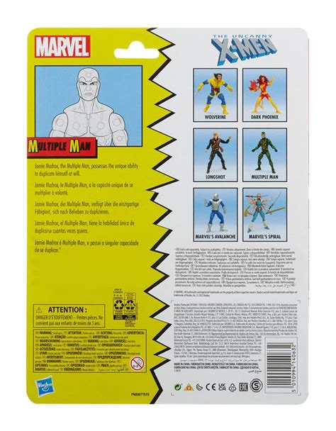 DISPONIBLE HASBRO THE UNCANNY X MEN MARVEL LEGENDS MULTIPLE MAN 15