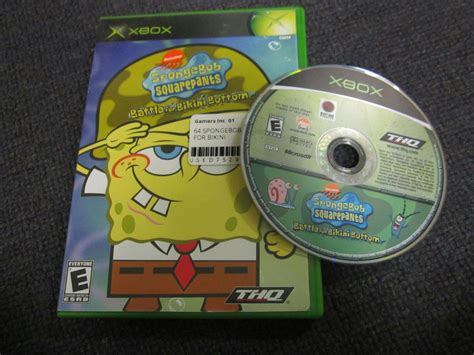 Spongebob Squarepants Battle For Bikini Bottom Microsoft Xbox Used