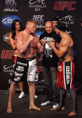 UFC 100 - Brock lesnar vs Frank mir full fight - World Martial Art Story