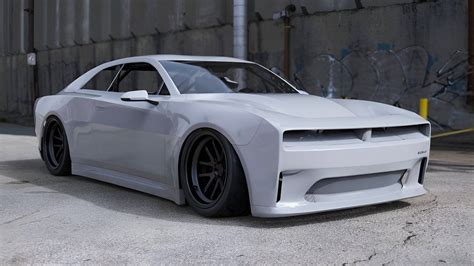 Artist Imagines Hemi-Powered 2025 Dodge Charger Built For Drifts