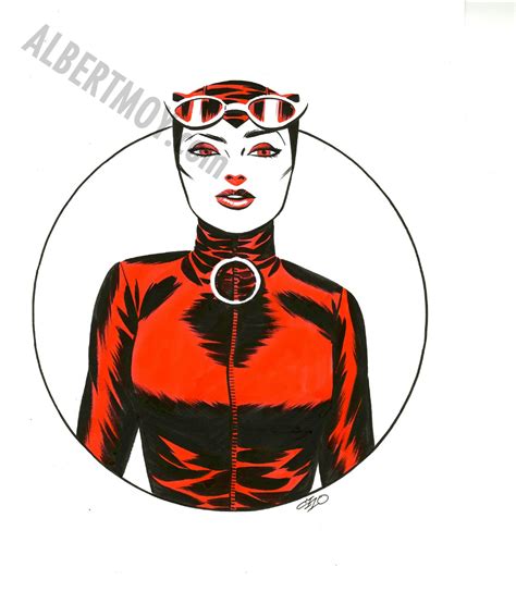 Albert Moy Original Comic Art Catwoman By Michael Cho