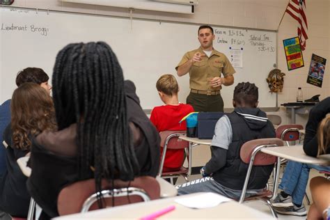 Dvids News Cherry Point Personnel Visit Tucker Creek Middle School