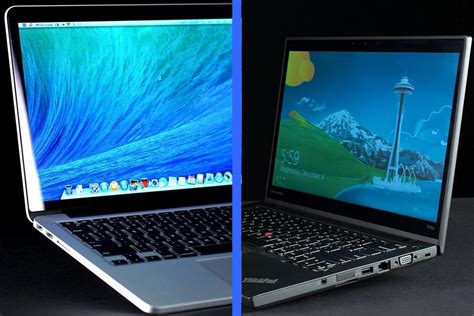 Apple’s MacBook Pro 13 with Retina vs. Lenovo ThinkPad T440s | Digital ...