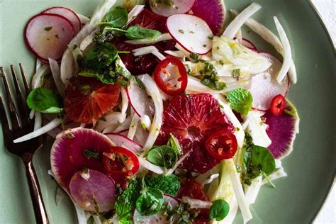 Fennel And Radish Salad With Citrus Herb Vinaigrette The Original Dish