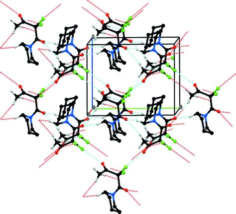 Crystal Structure Of The Title Compound Showing A 3d Supramolecular Download Scientific Diagram