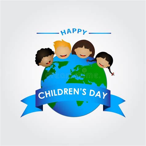 International Children S Day Vector Illustration Happy Children S Day