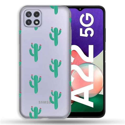 Coque Transparente Samsung Galaxy A22 5G Cactus