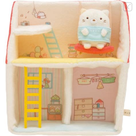 Japan San X Scene Plush Set Sumikko Gurashi Neko Storey House