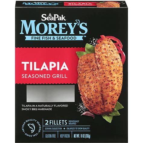 Seapak Morey S Seasoned Grill Tilapia Fillets Oz Shop Sun Fresh