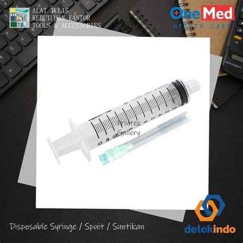 Jual Suntikan 10ml Spuit 10 Ml Syringe 10cc OneMed Plus Jarum Di