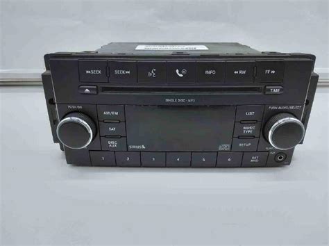 Jeep Dodge Chrysler Radio Am Fm Mp Cd Player Sirius Uconnect Res Oem