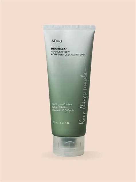 ANUA Heartleaf Quercetinol Pore Deep Cleansing Foam 5 07 Fl Oz 150 Ml