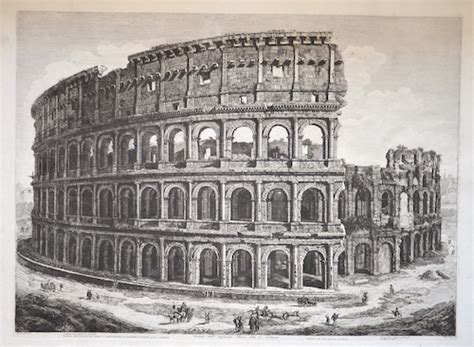 Veduta Dell Anfiteatro Flavio Detto Il Colosseo Von Rossini Luigi