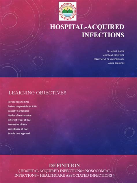 Hospital Acquired Infections Pdf Hospital Acquired Infection