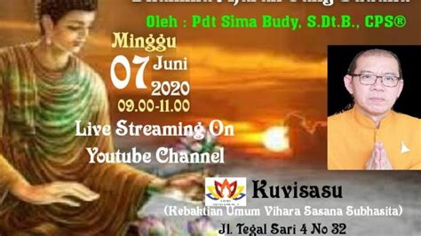 Kuvisasu Online Pdt Sima Budy S Dt B Cps Juni Vihara