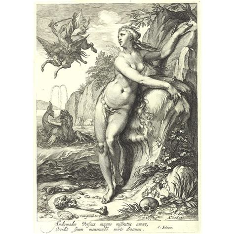 Jan Pietersz Saenredam Perseus And Andromeda After Hendrick Goltzius