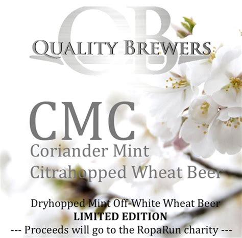 Cmc Coriander Mint Citrahopped Wheat Beer Qualified Brewers Untappd