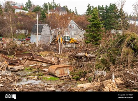 Huricane Fiona Destruction In The Village Of New Haven Nova Scotia
