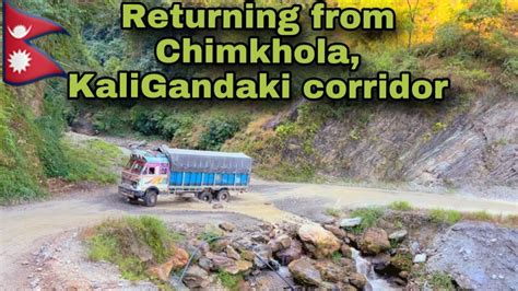 Kaligandaki Corridor Hudai Farkidai Back To Home Truck Vlog Truck