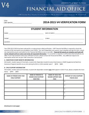 Fillable Online V Verification Form Fax Email Print Pdffiller