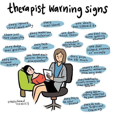 Therapist Warning Signs R Anxiousattachment