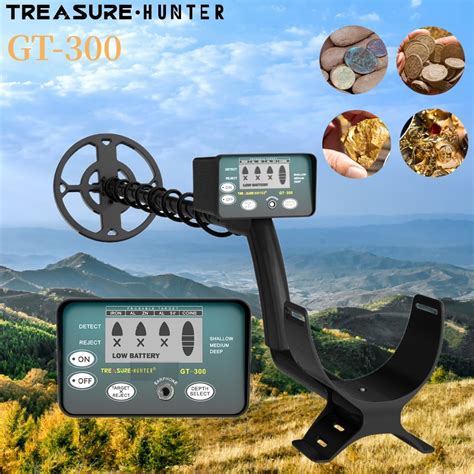 Treasure Hunter Gt300 Metal Detector Professional High Sensitive Underground Pinpointing