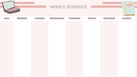 Best Printable Blank Weekly Time Slots Artofit