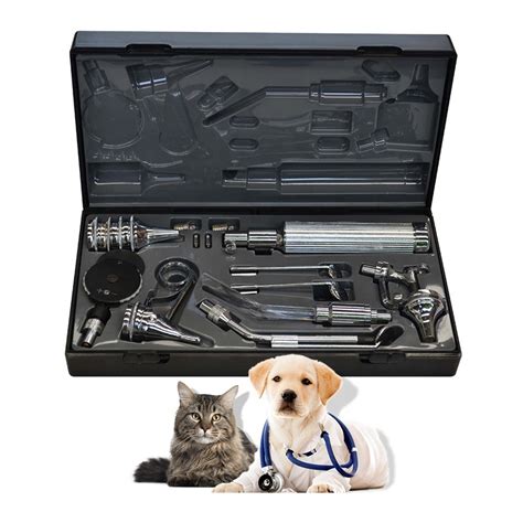 Vet Pet Medical Eye And Ent Diagnostic Set Portable Veterinary