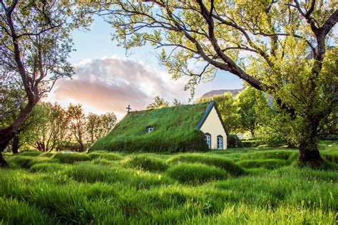 Hofskirkja Turf Church The Last Turf Church Of Iceland Iceland Travel Guide