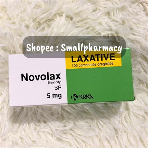 Exp0126 Novolax 5mg Tablet 105s One Box Same As Dulcolax Bisacodyl