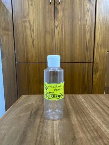 Flip Top Cap Ml Round Pet Bottle Use For Storage Pharma At Best