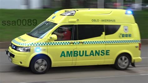 Ambulanse Oslo Norwegian Ambulances Collection Part 1 Youtube