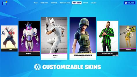 Fortnite Customizable Skins..! - YouTube