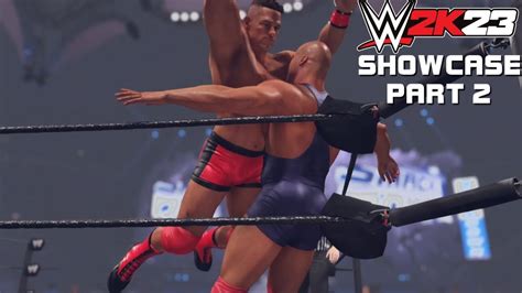 Wwe 2k23 Showcase Part 2 John Cena Vs Kurt Angle All Objectives Smackdown Youtube