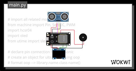 Esp32 Ultrasonic Sensor Oled Copy Wokwi ESP32 STM32 Arduino Simulator