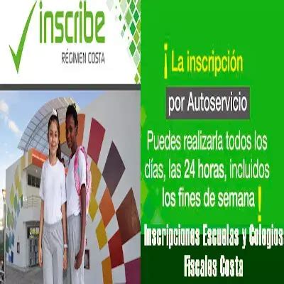 Inscripciones Escuelas Y Colegios Fiscales Costa Elyex