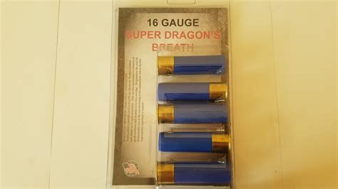 16 Gauge Super Dragons Breath Shotgun Ammunition