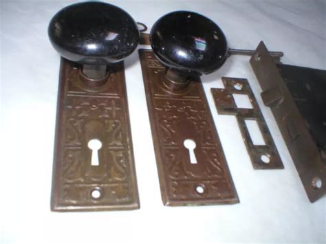 Antique Victorian Era Door Hardware £6893 Picclick Uk