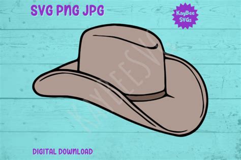 Cowboy Hat Svg Png Cut Files Graphic By Kaybeesvgs Creative Fabrica