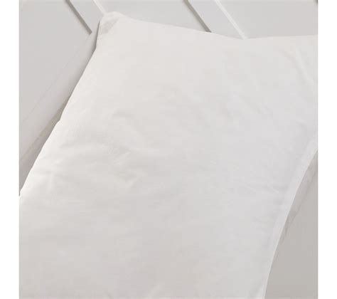 Oreiller Percale Uni Prestige En Percale De Coton Blanc X Cm