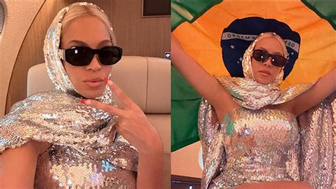 Beyonc Escolhe Look De Marca Brasileira Para Vir Ao Brasil