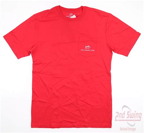 New Mens Southern Tide Golf T-Shirt Small S Red MSRP $40 8167 (D ...